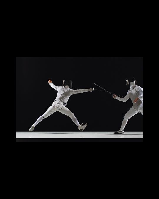 Fencing athlete