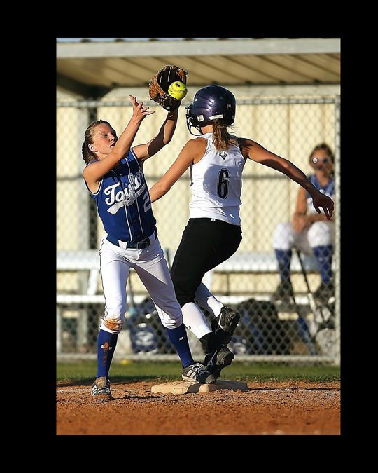 Softball athlete